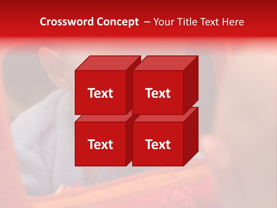 Baby Seeing Self In Mirror PowerPoint Template