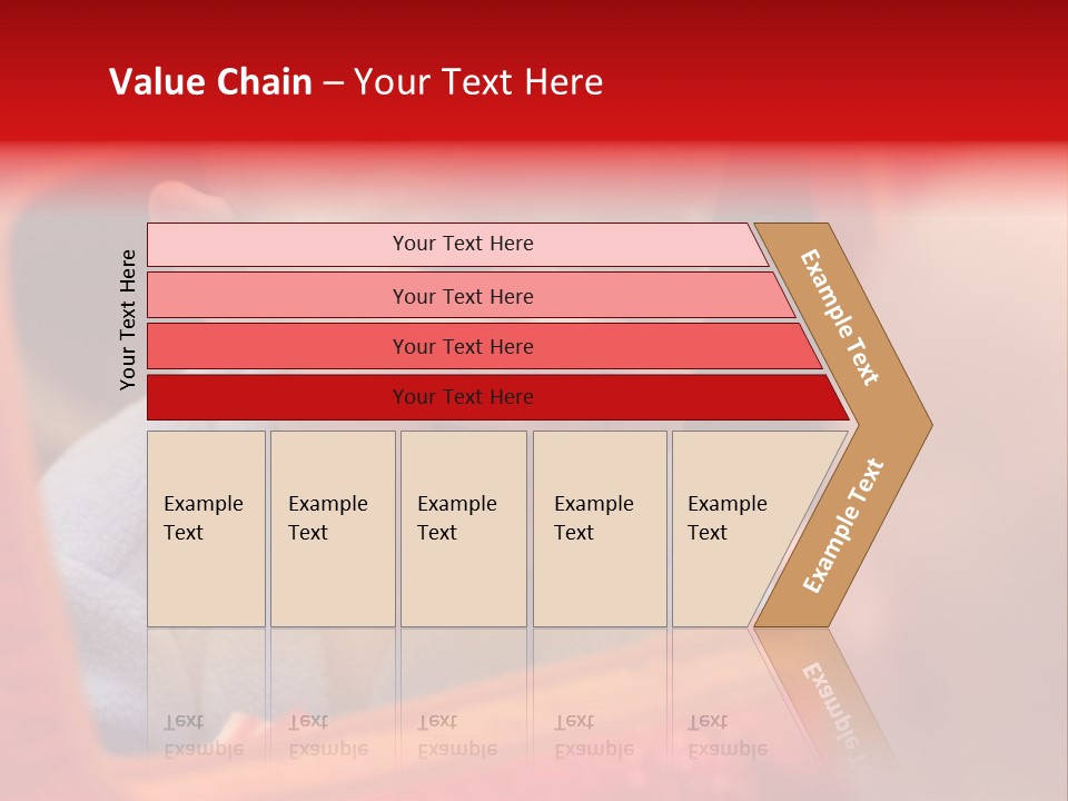 Baby Seeing Self In Mirror PowerPoint Template