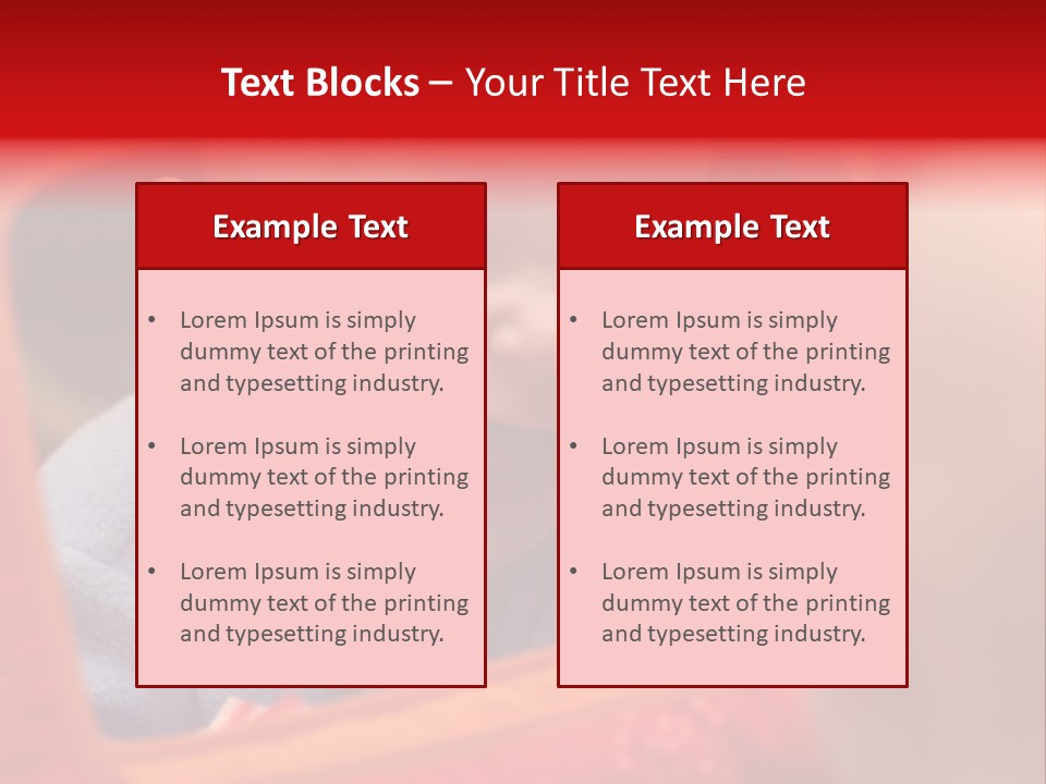 Baby Seeing Self In Mirror PowerPoint Template