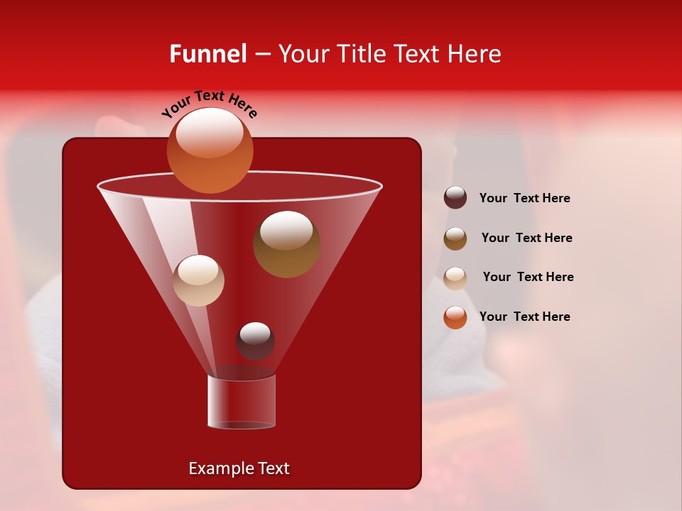 Baby Seeing Self In Mirror PowerPoint Template