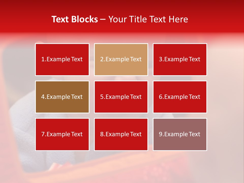 Baby Seeing Self In Mirror PowerPoint Template