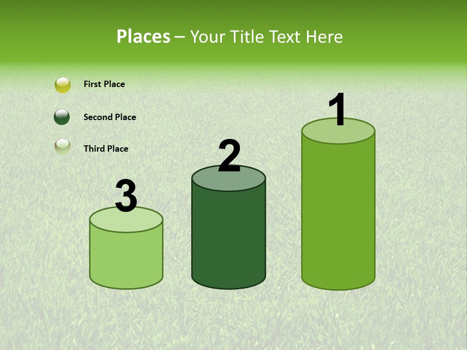Green Grass Background PowerPoint Template