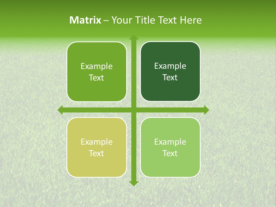 Green Grass Background PowerPoint Template