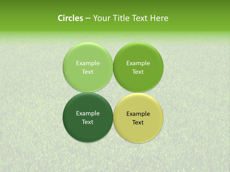 Green Grass Background PowerPoint Template