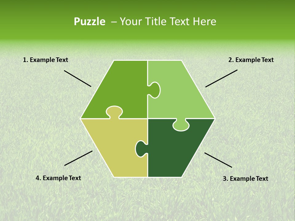 Green Grass Background PowerPoint Template