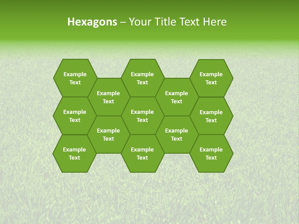 Green Grass Background PowerPoint Template