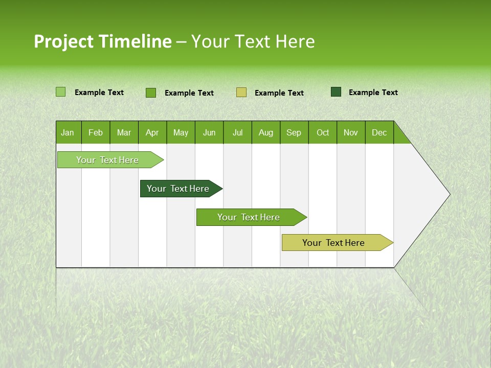 Green Grass Background PowerPoint Template