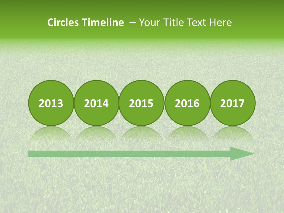 Green Grass Background PowerPoint Template