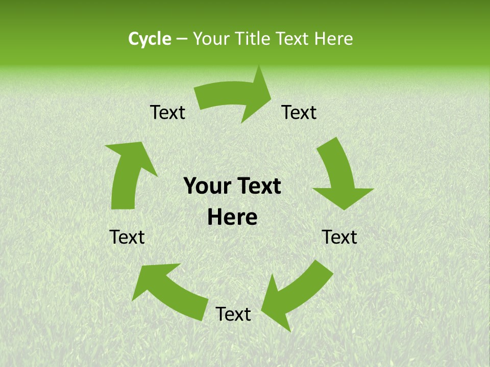 Green Grass Background PowerPoint Template