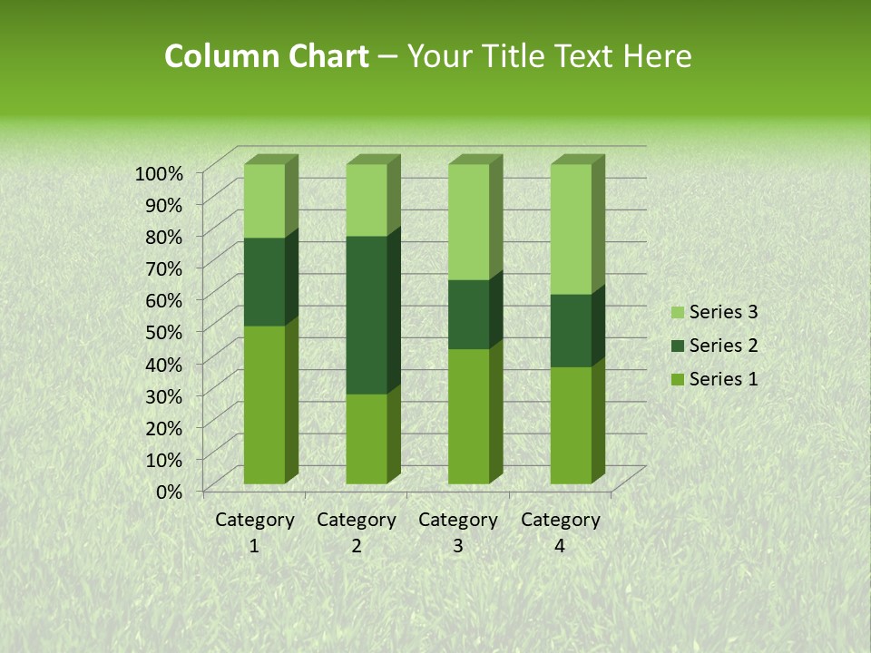 Green Grass Background PowerPoint Template