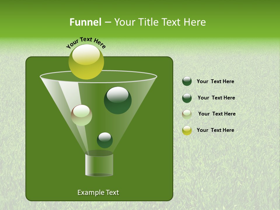 Green Grass Background PowerPoint Template