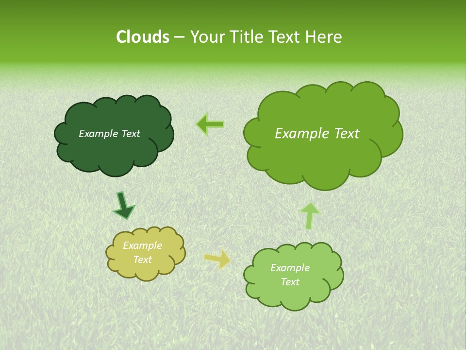 Green Grass Background PowerPoint Template