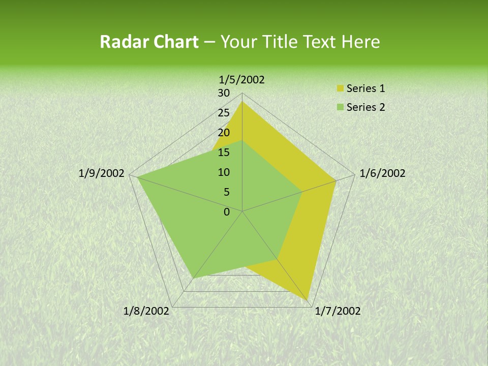 Green Grass Background PowerPoint Template