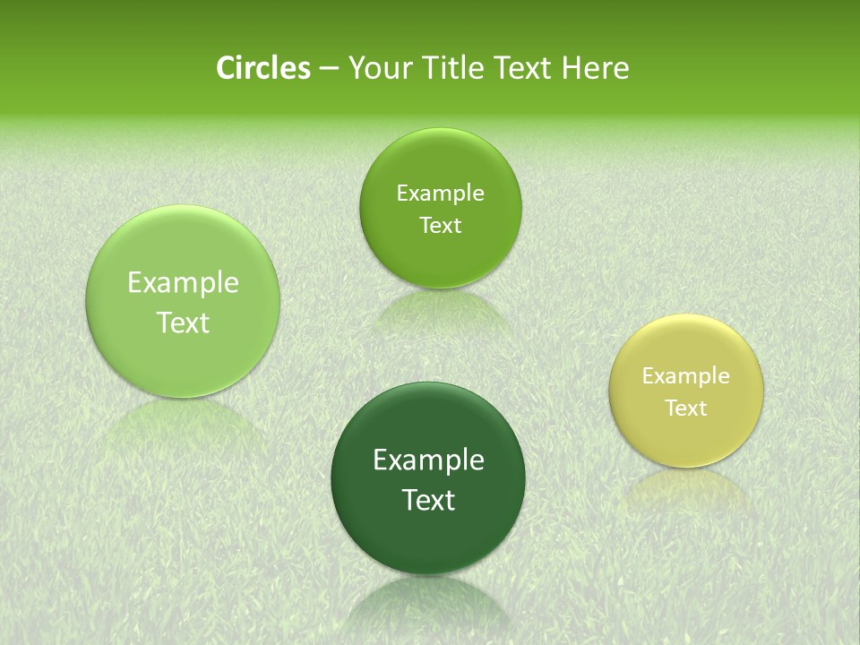 Green Grass Background PowerPoint Template