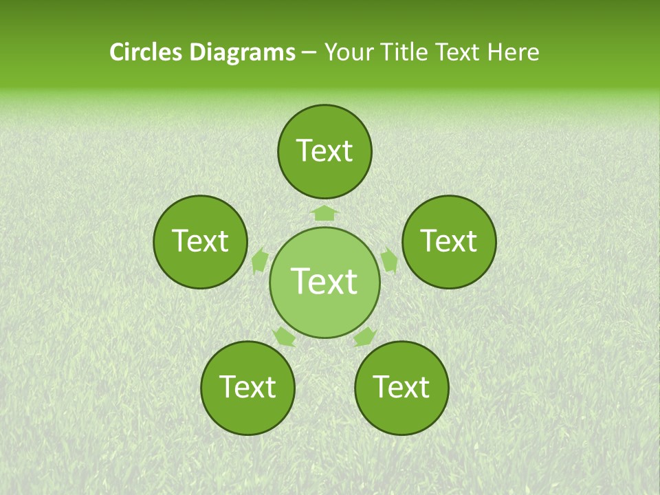Green Grass Background PowerPoint Template