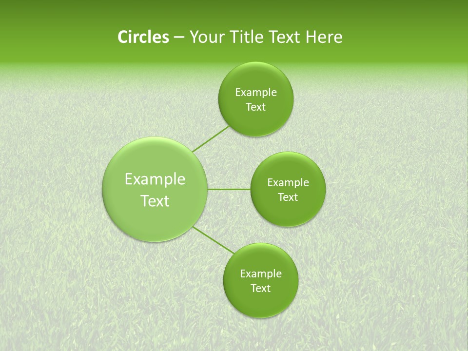 Green Grass Background PowerPoint Template