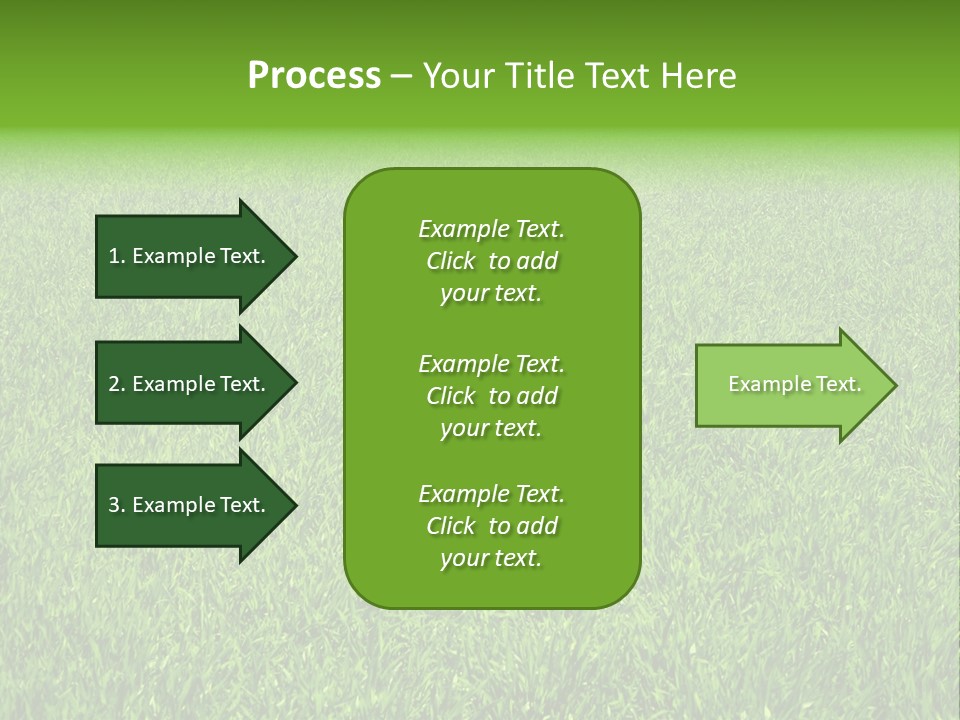 Green Grass Background PowerPoint Template