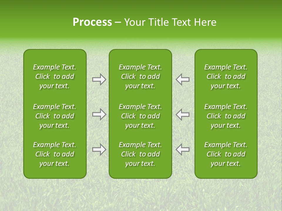 Green Grass Background PowerPoint Template