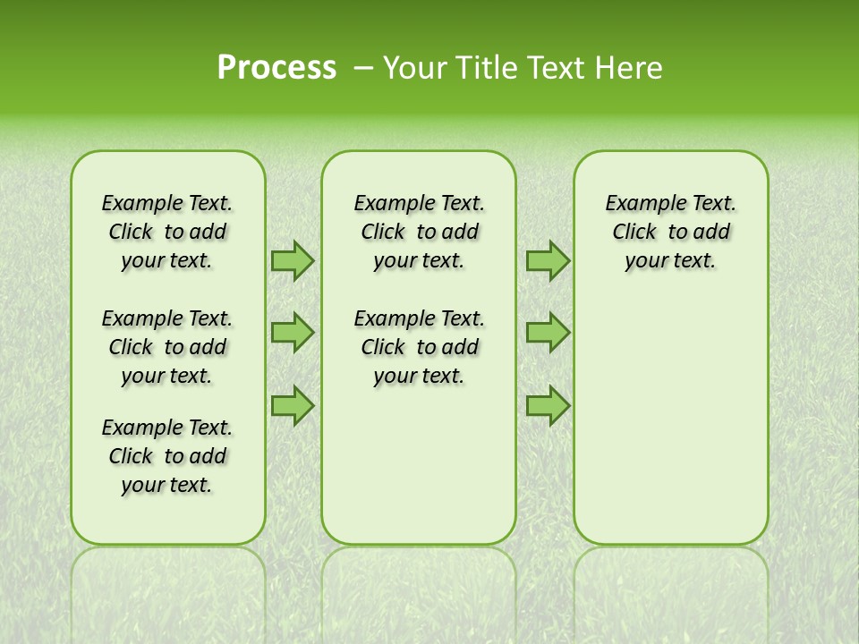 Green Grass Background PowerPoint Template