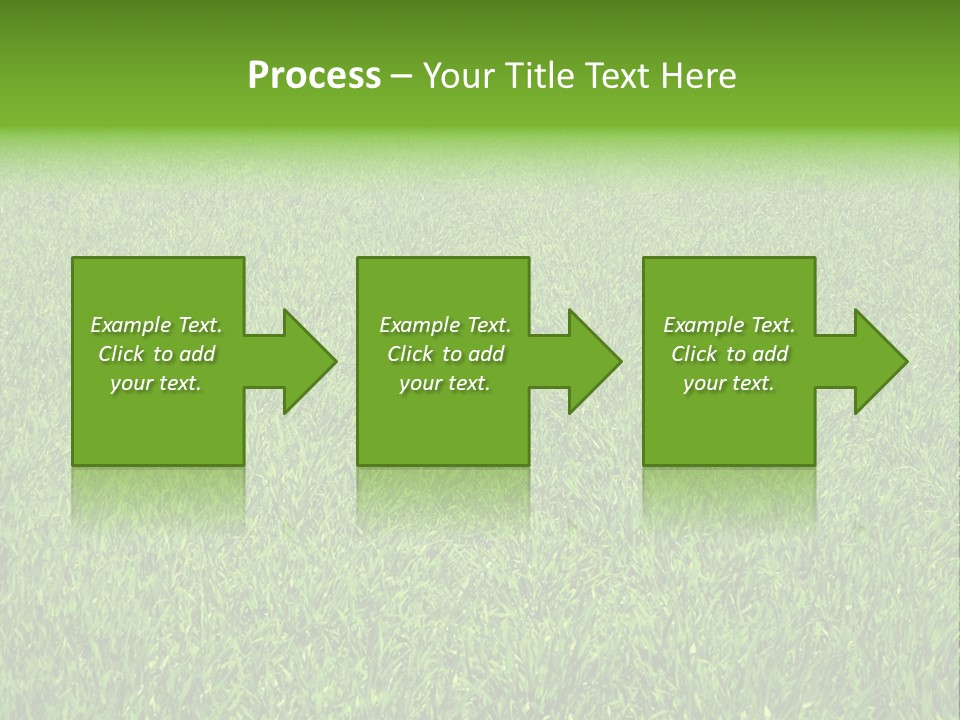 Green Grass Background PowerPoint Template