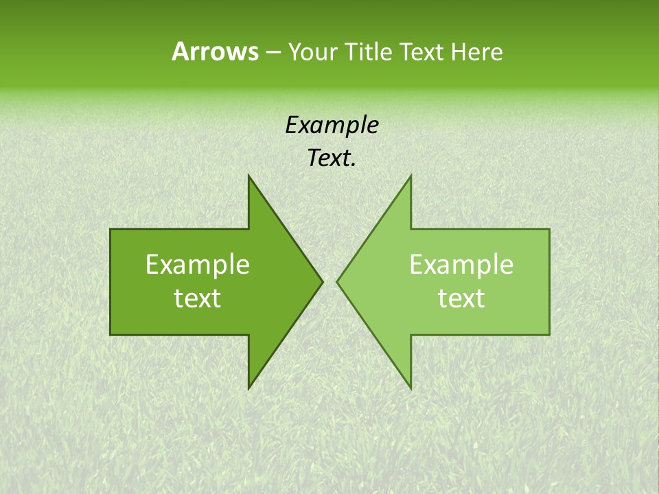 Green Grass Background PowerPoint Template