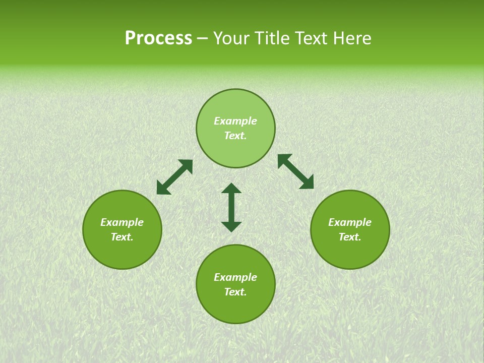 Green Grass Background PowerPoint Template