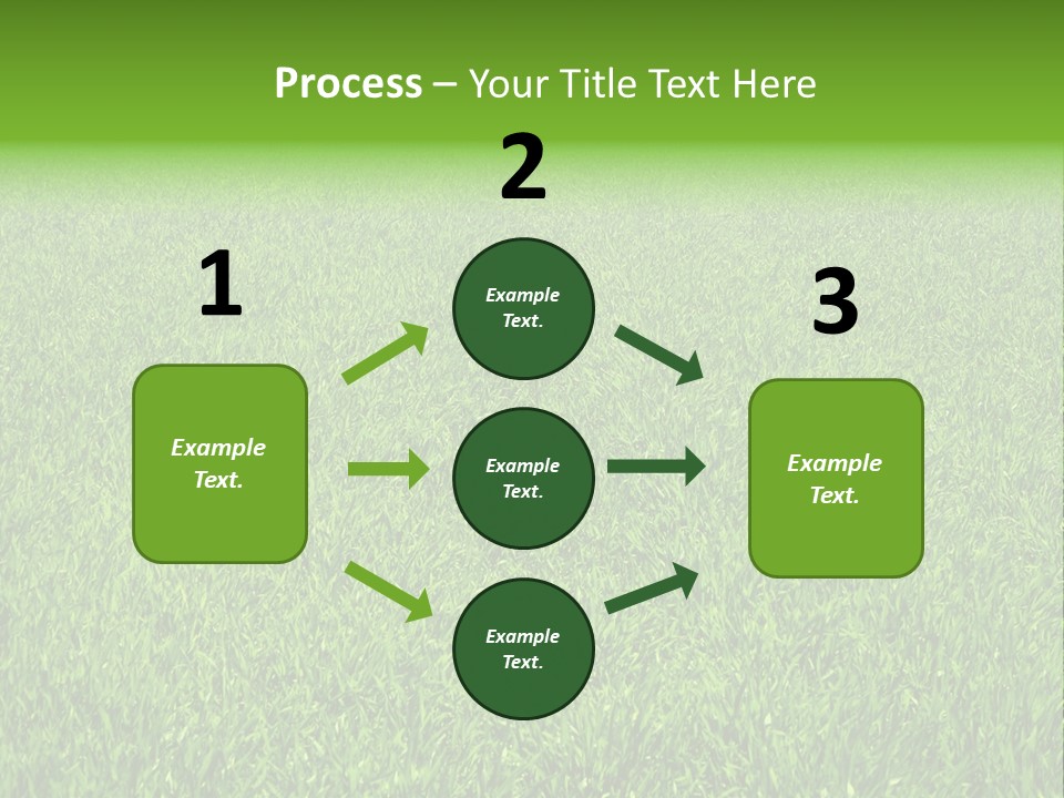 Green Grass Background PowerPoint Template