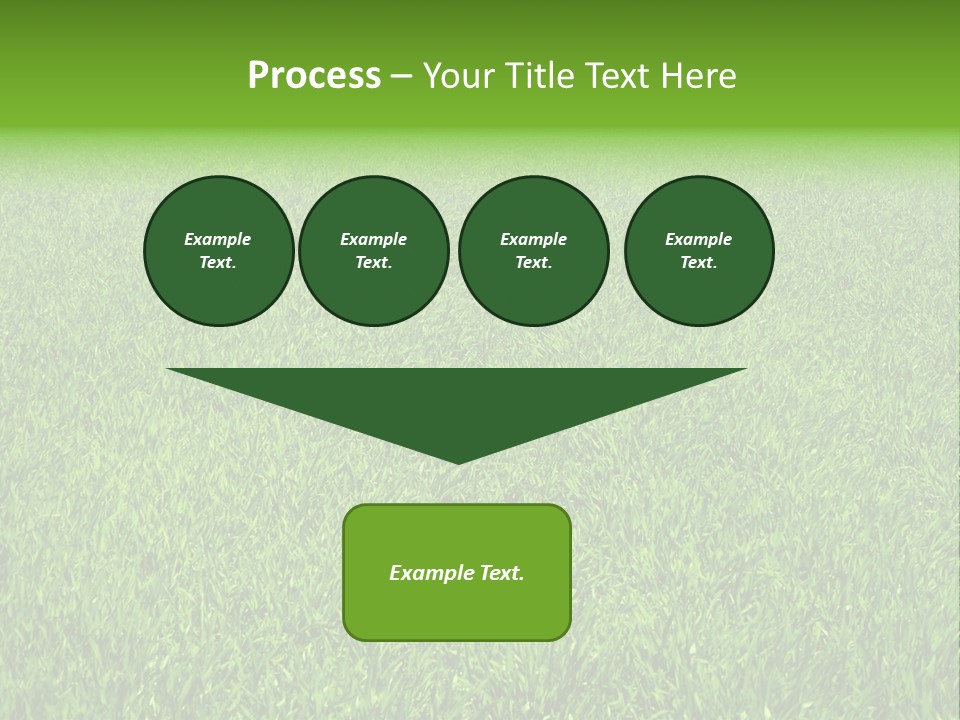 Green Grass Background PowerPoint Template
