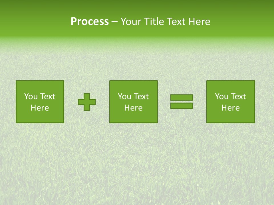 Green Grass Background PowerPoint Template