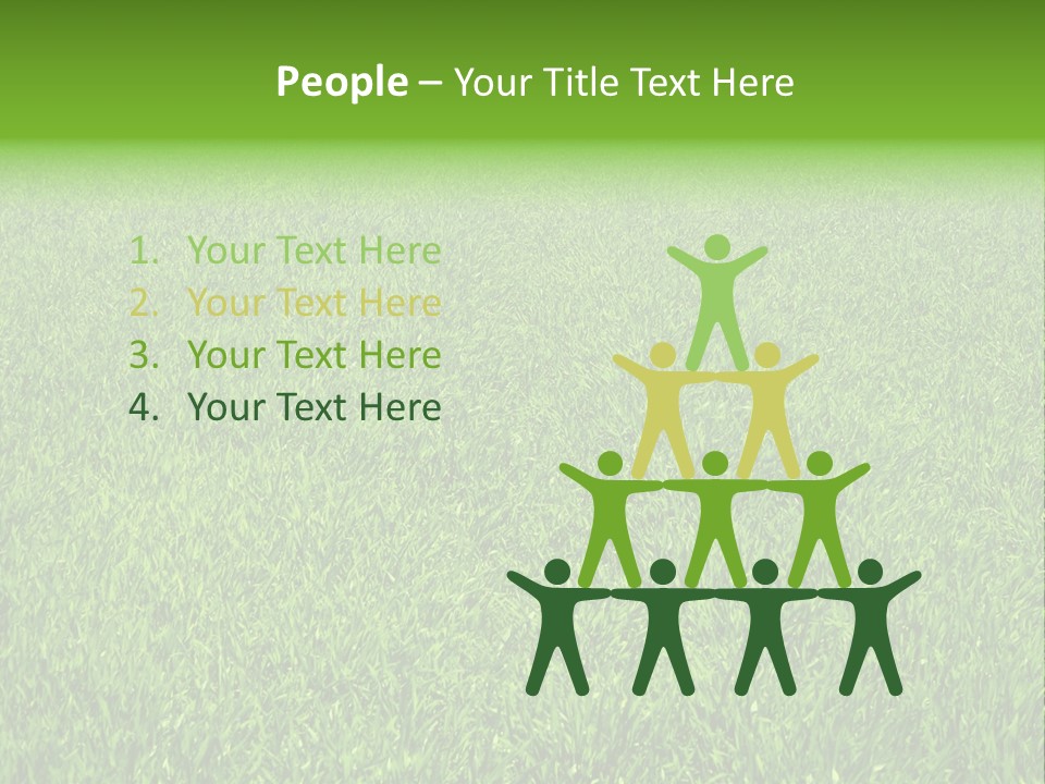 Green Grass Background PowerPoint Template