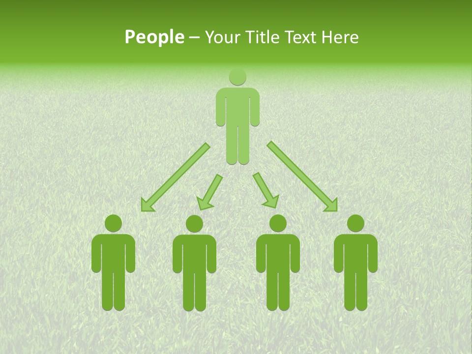 Green Grass Background PowerPoint Template