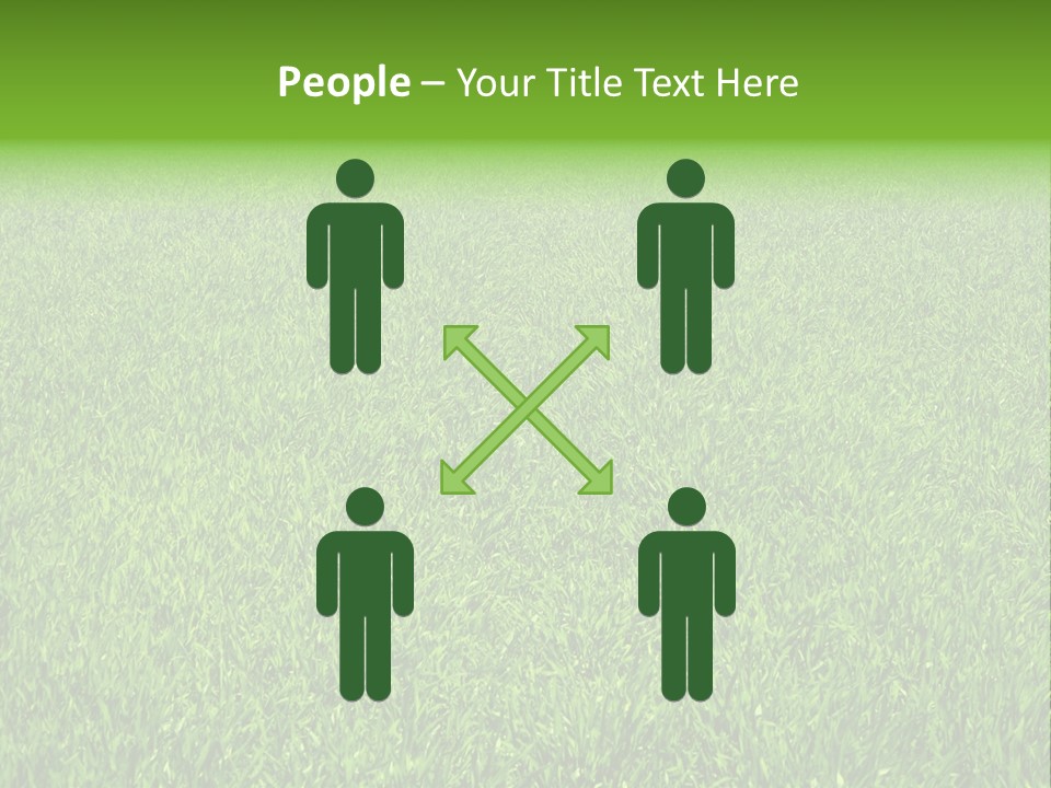 Green Grass Background PowerPoint Template