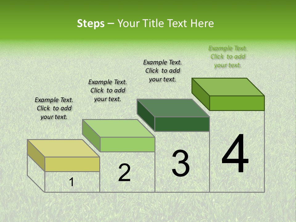 Green Grass Background PowerPoint Template