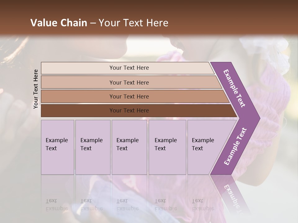 Happy Mother With Kid Outdoor PowerPoint Template