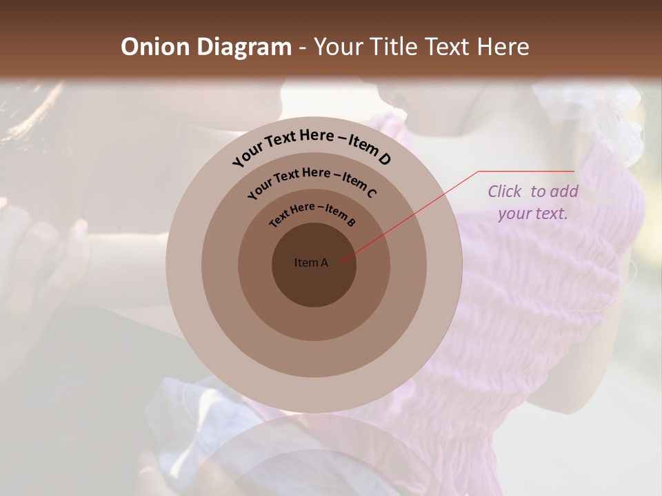 Happy Mother With Kid Outdoor PowerPoint Template