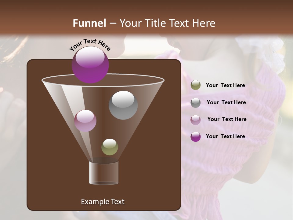 Happy Mother With Kid Outdoor PowerPoint Template