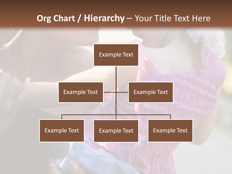 Happy Mother With Kid Outdoor PowerPoint Template