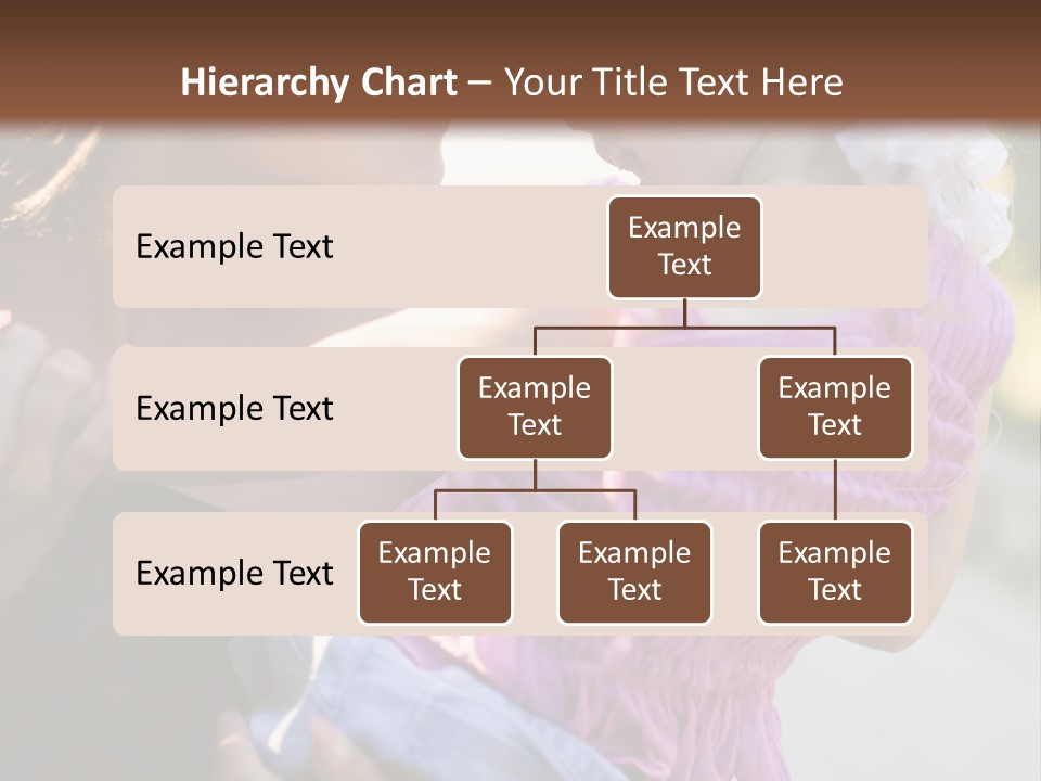 Happy Mother With Kid Outdoor PowerPoint Template