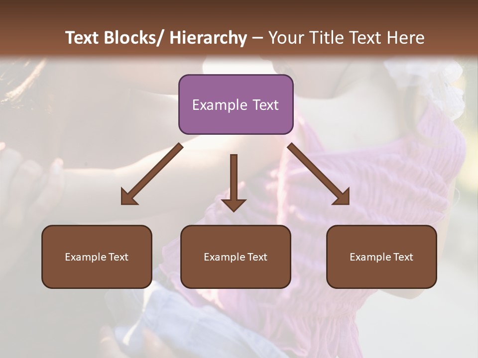 Happy Mother With Kid Outdoor PowerPoint Template