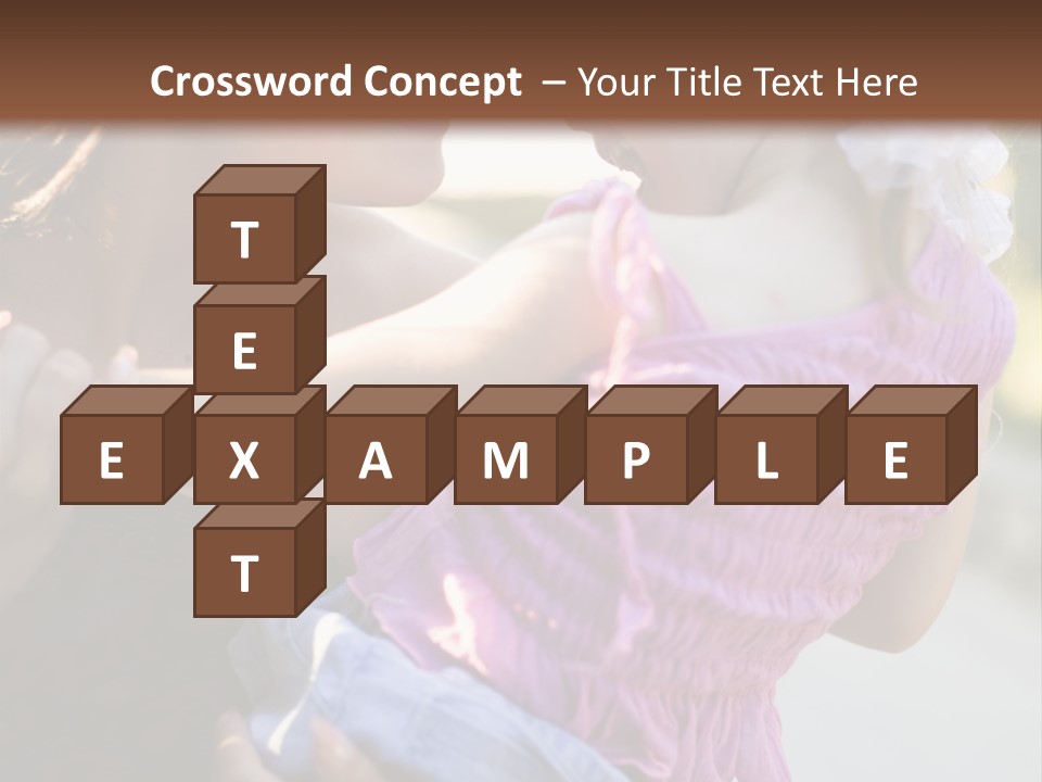 Happy Mother With Kid Outdoor PowerPoint Template