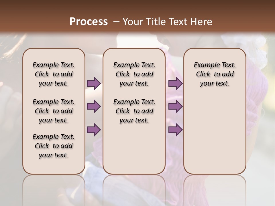 Happy Mother With Kid Outdoor PowerPoint Template