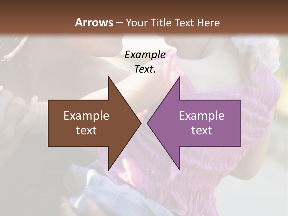 Happy Mother With Kid Outdoor PowerPoint Template