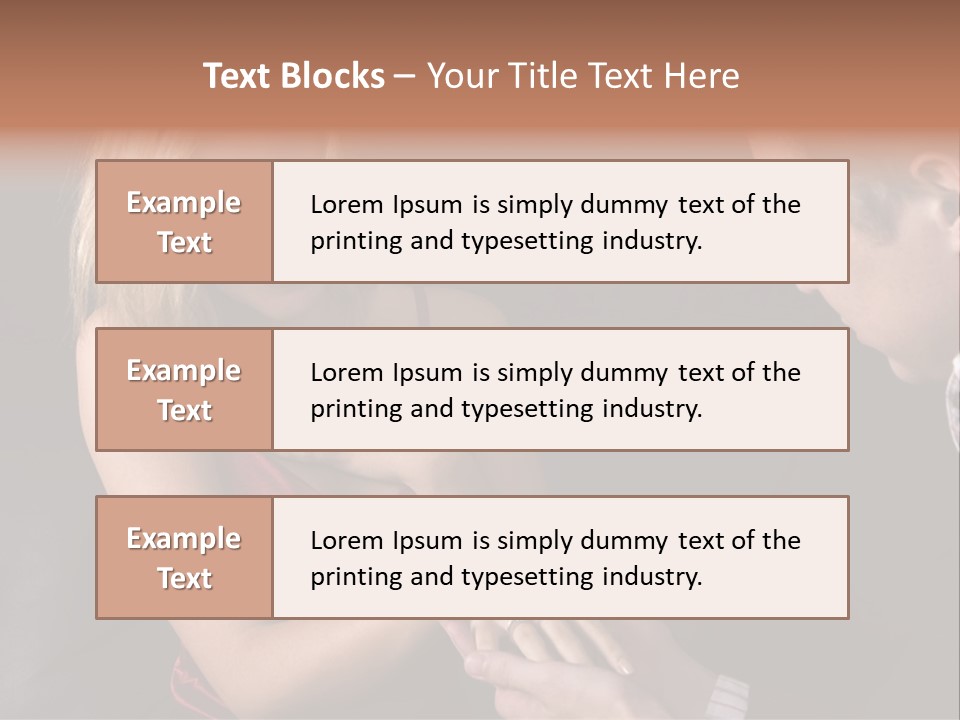 Man Proposing To A Beautiful Young Blond Girl While Holding Out Ring In Box PowerPoint Template