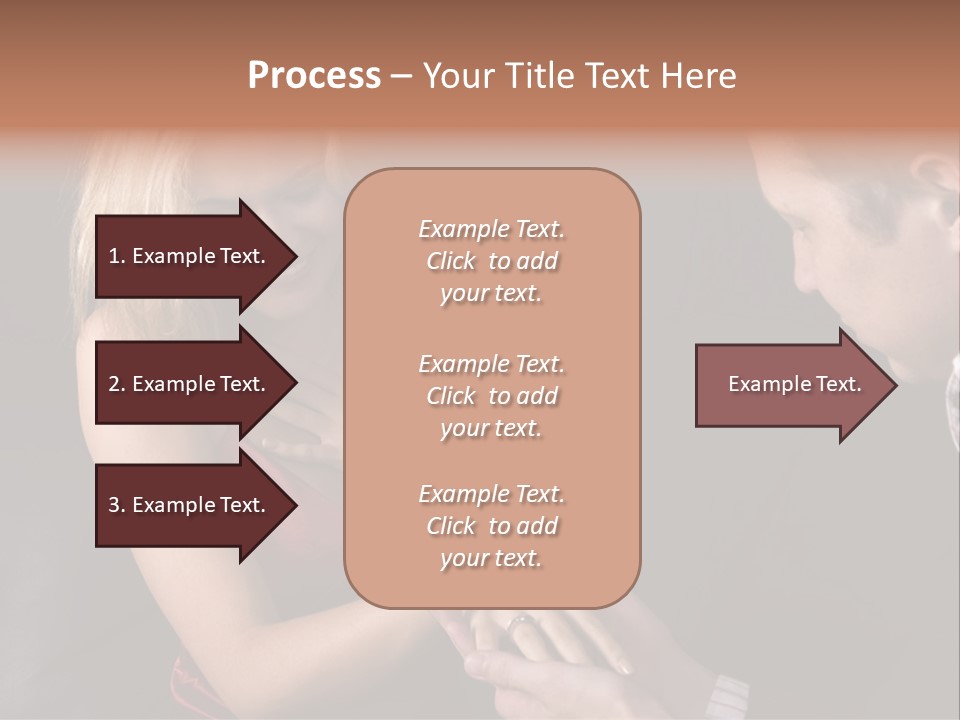 Man Proposing To A Beautiful Young Blond Girl While Holding Out Ring In Box PowerPoint Template