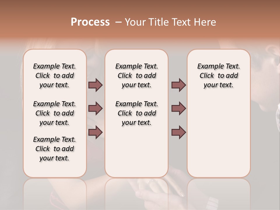Man Proposing To A Beautiful Young Blond Girl While Holding Out Ring In Box PowerPoint Template
