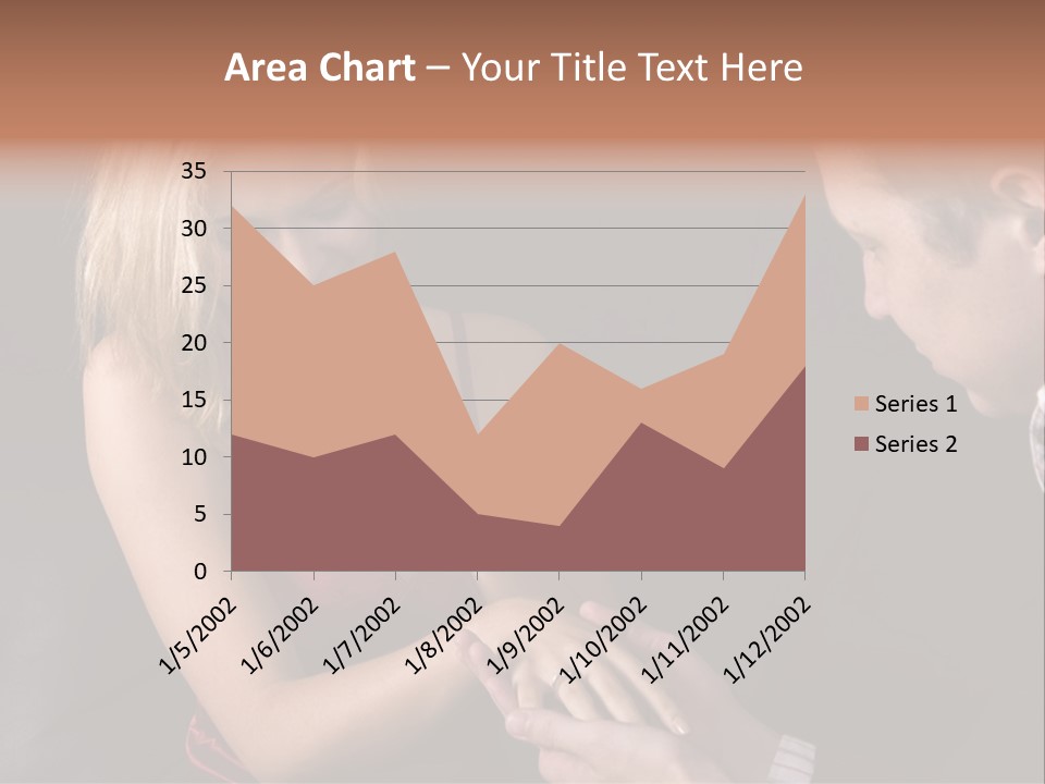 Man Proposing To A Beautiful Young Blond Girl While Holding Out Ring In Box PowerPoint Template