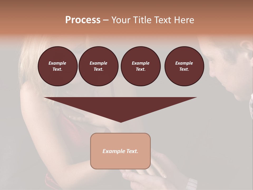 Man Proposing To A Beautiful Young Blond Girl While Holding Out Ring In Box PowerPoint Template