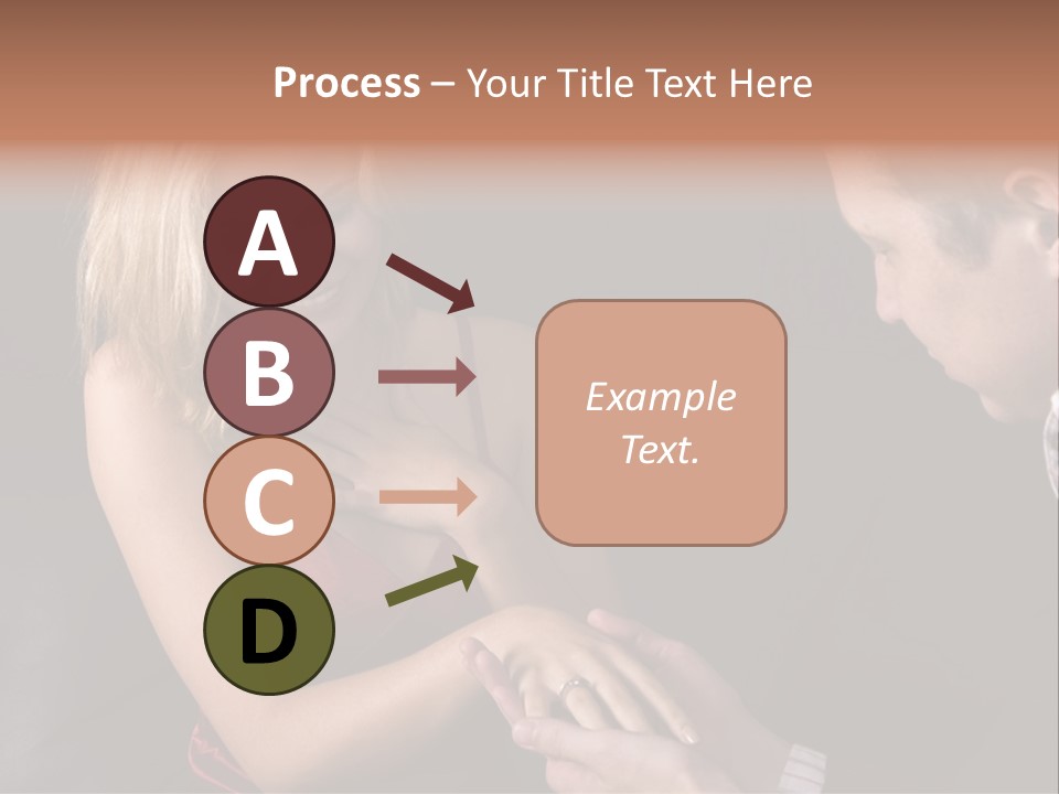 Man Proposing To A Beautiful Young Blond Girl While Holding Out Ring In Box PowerPoint Template