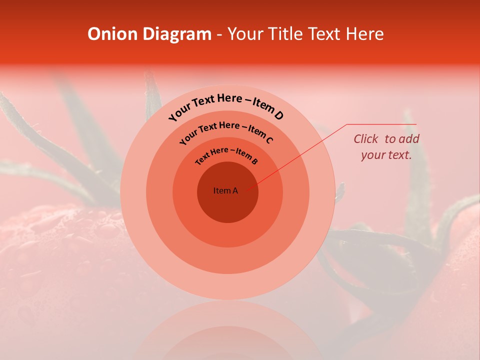 Perfect Fresh Red Wet Tomatoes With Tomato On Background, Very Soft Focus, Super Macro Shot. PowerPoint Template