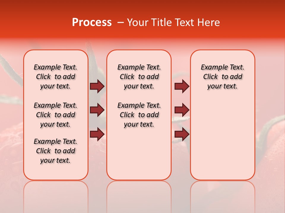 Perfect Fresh Red Wet Tomatoes With Tomato On Background, Very Soft Focus, Super Macro Shot. PowerPoint Template